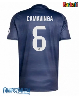 Real Madrid Eduardo Camavinga #6 Tricou Fotbal Replică 2025-26 Barbati Deplasare